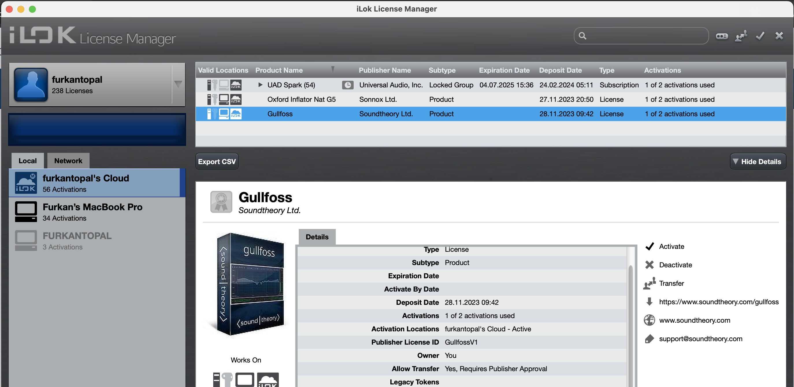 Soundtheory Gulfoss & Gulfoss Master